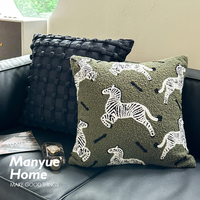 Pillow cover does not contain core feather silk cotton bedroom cushion waist pillow