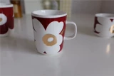 Разное общество Nordic Pownt Ceramics Cup Cup Cup Cup Milk Cup Cup Coffee Cufe Cufe Осень и зима ограниченное вино красное золотое рождество
