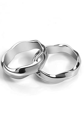 莫比乌斯环戒指男生新款潮牌百搭