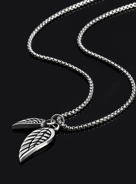 天使之翼项链男潮牌百搭高级感
