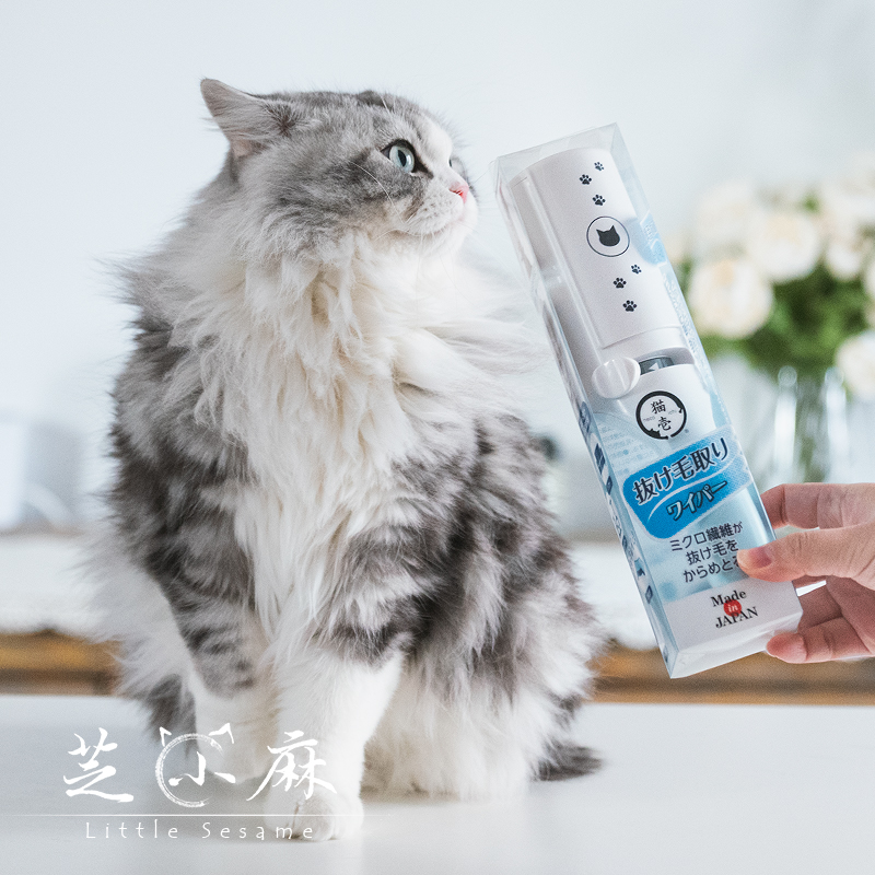 芝小麻 necoichi日本猫壹吸毛器粘猫毛床上神器狗毛去猫毛清理器 - 图0