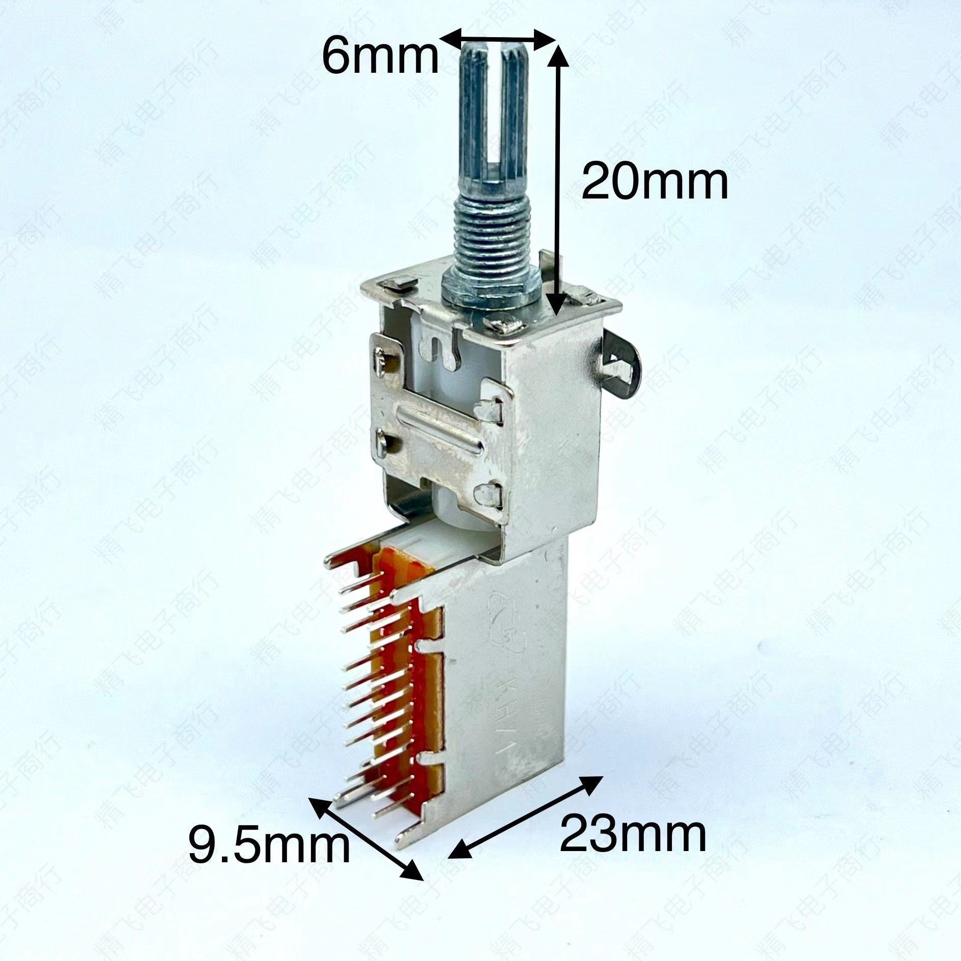 老式音响后级功放机信号输入切换开关4档音频波段旋转4刀4档 20脚,淘宝优惠券,粉丝福利购,淘宝优惠卷