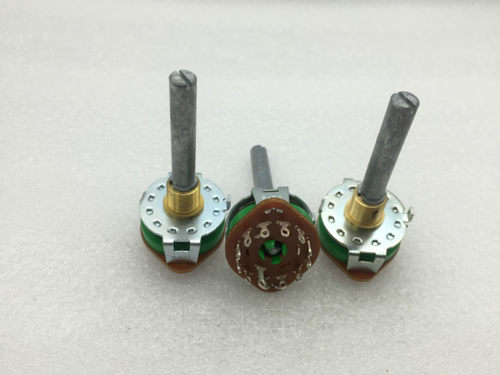 日本ALPS阿尔卑斯SRRM波段开关1刀12档轴长40MM360度转 - 图0
