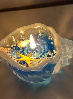 海螺香薰桌面摆件房间改造小物件客厅电视柜装饰摆件小众家居装饰