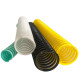 Wall thickness 2mm PU plastic ribbed hose food grade corrugated pipe
