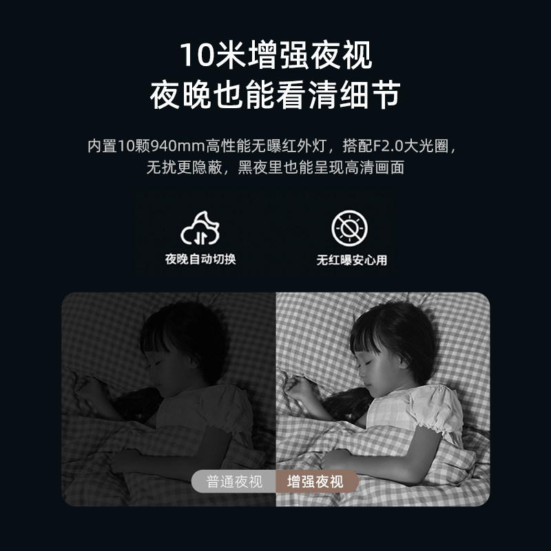 360官方旗舰店监控摄像头家用室内手机远程wifi无线智能摄影头
