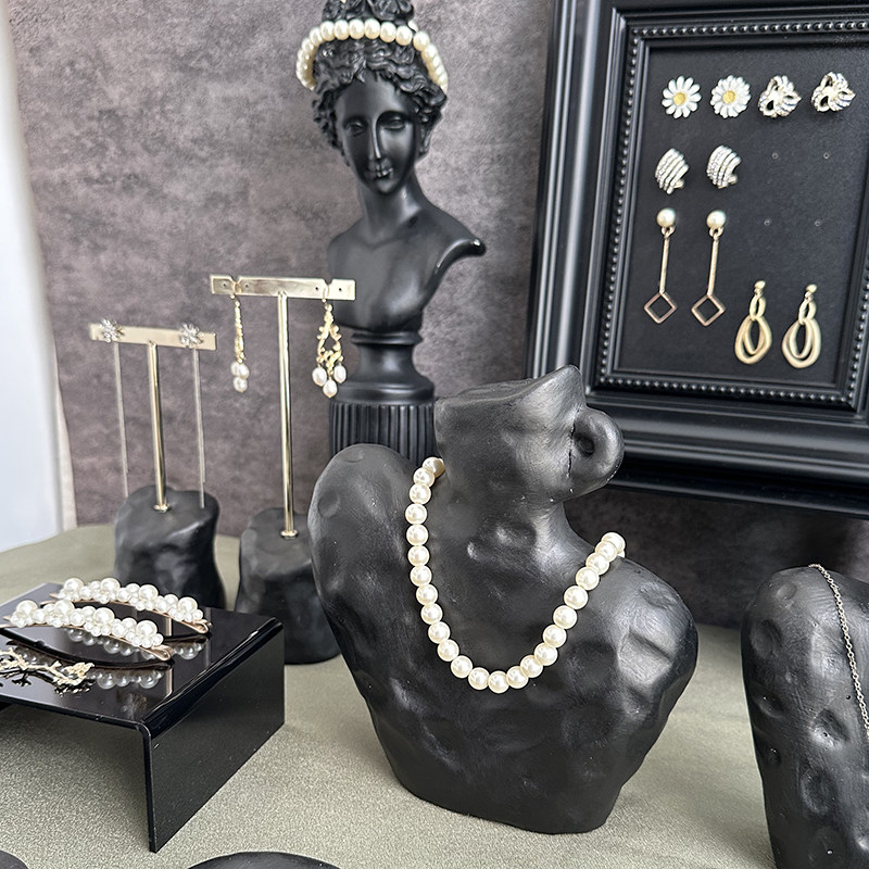 新中式首饰展示架摆台高级轻奢商用古风组合立式全套珠宝陈列道具,淘宝优惠券,粉丝福利购,淘宝优惠卷