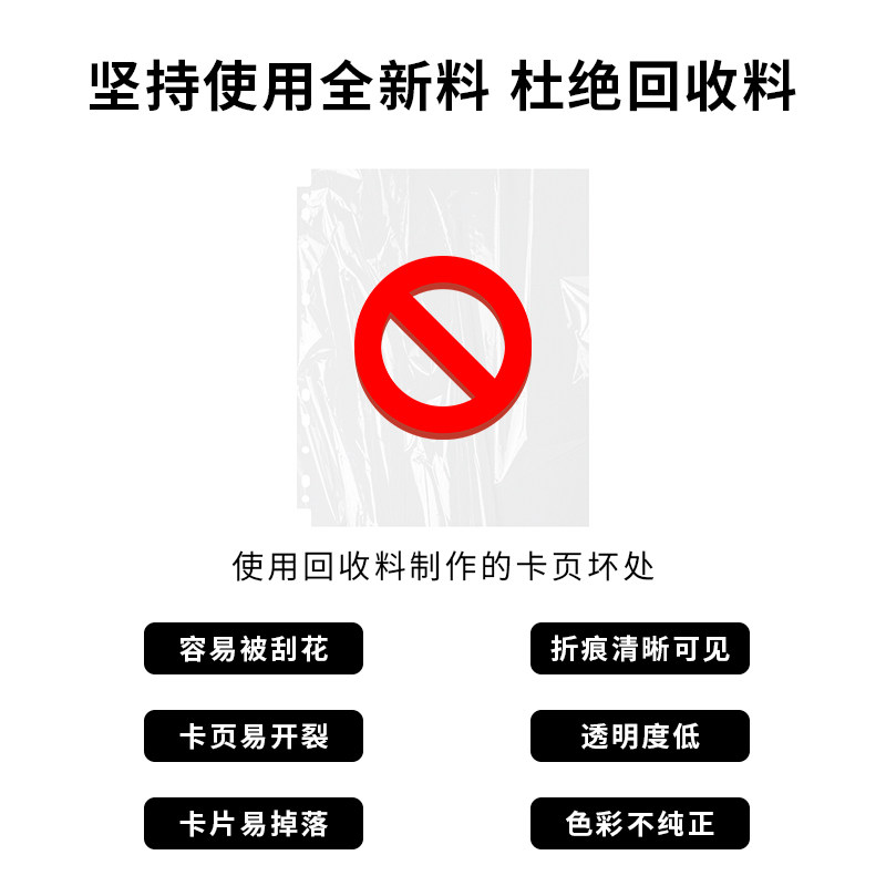 与风行九宫格卡册收藏册四宫格活页收纳拉链款可定制卡片PU收集册 - 图2