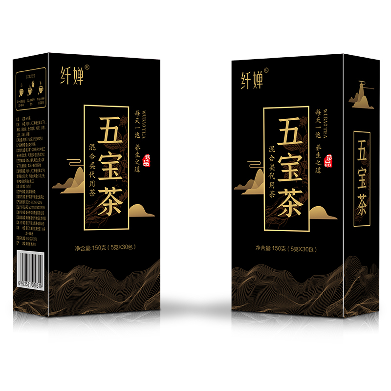 多宝桑椹山药杜仲雄花枣大麦组合代用花茶20-图3