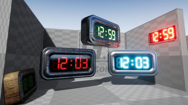 UE5虚幻4钟表计时器液晶显示 Timers Clocks and Counters 426-5 - 图2