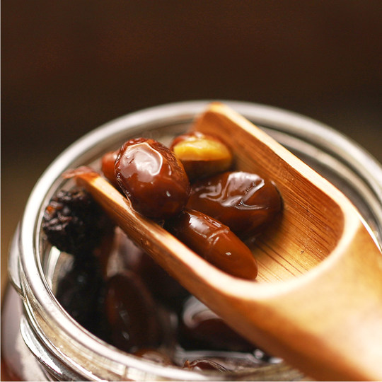 六宝黑豆2罐 | 六种食材山西陈醋泡制青仁黑豆蜂蜜金银花宁夏枸杞