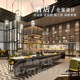 Hotel decoration design renderings E-sports apartment floor plan layout construction drawings circuit elevation section