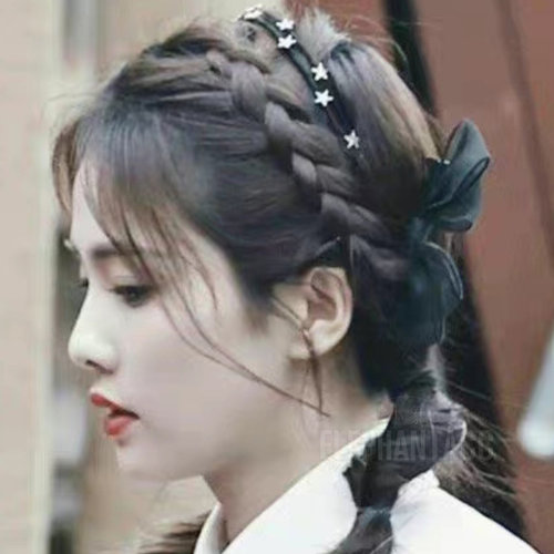 森系超仙网纱立体蝴蝶结发夹新款日韩发饰日韩少女高级感侧边对夹 - 图0