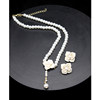 Elegant and simple camellia combination set of earrings