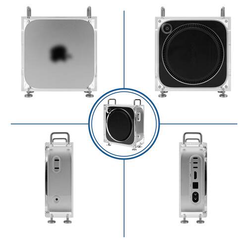 Geekria极客悦耳适用Apple Mac Mini M6/M5Pro/M4主机亚克力支架 - 图1
