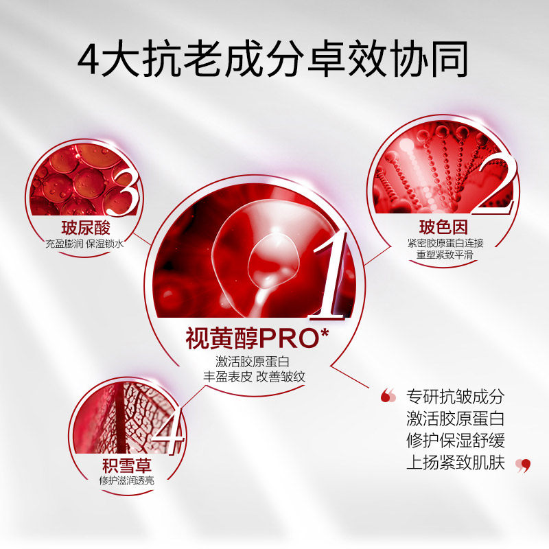 欧莱雅逆时瓶复颜视黄醇抗皱精华液 欧莱雅俪澜液态精华