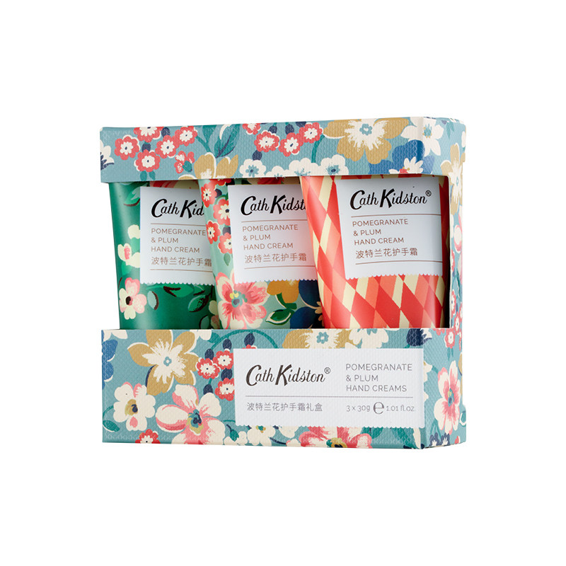 英国品牌CathKidston波特兰花护手霜礼盒保湿滋润不油腻官方正品