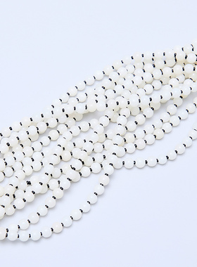 ZHUCHONGYUN2025秋新款白玉菩提乌木禅意项链