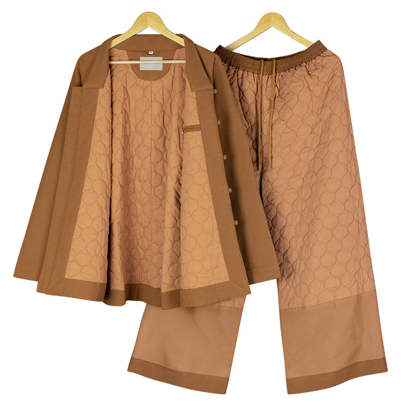 百祥僧服冬季毛呢料加棉短褂套装加厚棉袄小褂男和尚服女棉衣棉裤,淘宝优惠券,粉丝福利购,淘宝优惠卷