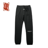Zhang гордый туман Essentials 20SS Прямой бочкообразные нефтеперерабатывающие рафу ствола и рисование веревочных брюк мужчин и женщин
