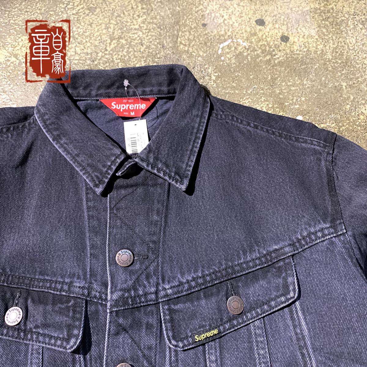 章自豪supreme 19ss New York Painted Trucker纽约夜景夹克外套 Supreme品牌 美乐淘潮牌汇