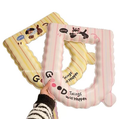 可爱卡通马桶垫春夏可擦洗马桶圈家用卫生间坐便器垫子四季马桶套