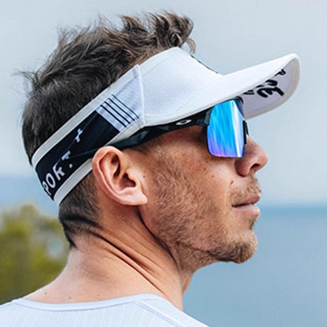 Compressport空顶帽男女马拉松跑步户外运动速干帽防晒遮阳帽超轻