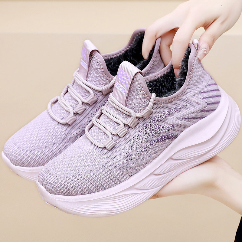 冬季老北京布鞋女棉鞋加绒保暖妈妈鞋中老年软底防滑运动休闲棉靴,淘宝优惠券,粉丝福利购,淘宝优惠卷