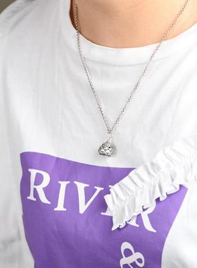 复古莲蓬吊坠可打开香薰球镂空香囊挂件时尚百搭做旧中式古典项链