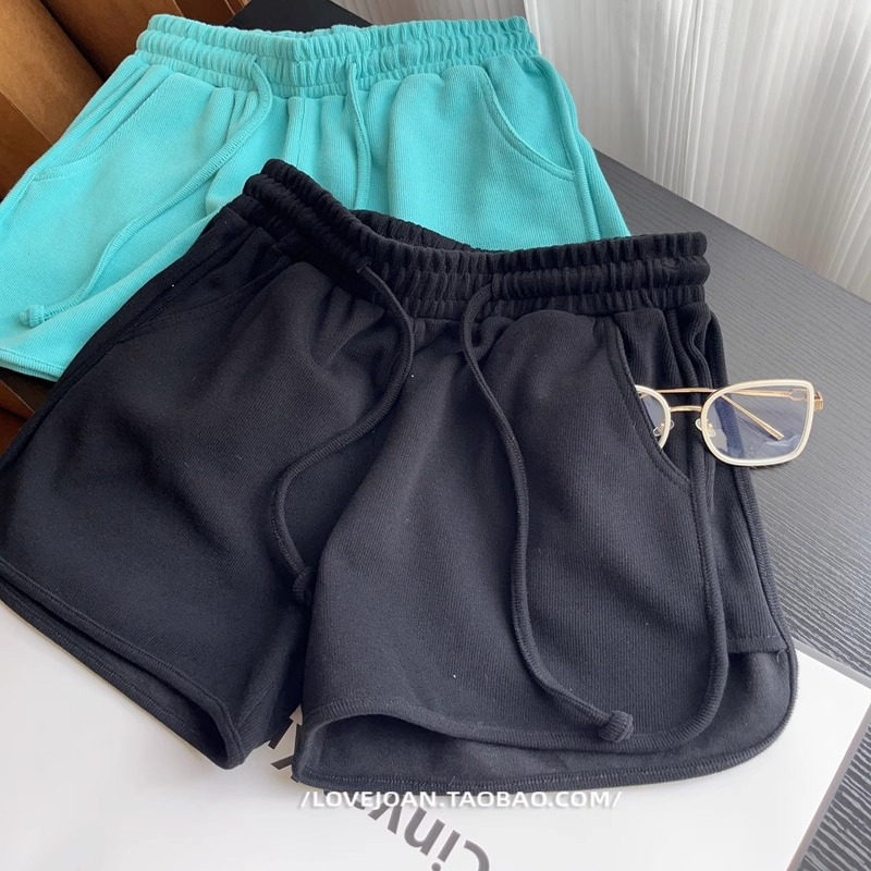 奥特莱斯~清仓外贸宽松运动阔腿辣妹短裤女百搭显瘦休闲跑步热裤,淘宝优惠券,粉丝福利购,淘宝优惠卷