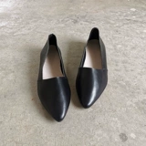 Иностранная торговля мягкая база простая и удобная женская обувь ретро заостренное во рту рта рот рот женская одиночная обувь кожаная бабушка обувь