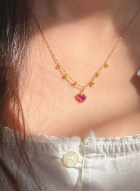 新款新中式轻奢高级感粉红色小葫