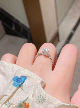 新款925镀银城堡烟花系列盛开玫