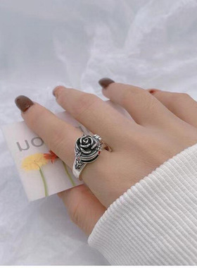 新款新款男女玫瑰盖气质简约开口