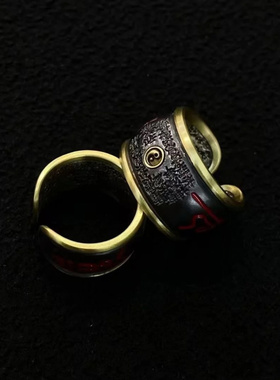 新品新款山鬼花钱戒指戒指时尚气