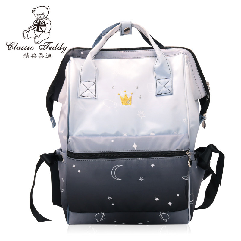 ins风女韩版高中学生初中生双肩包 classicteddy菲茜双肩背包