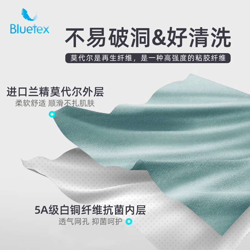 Bluetex男士内裤莫代尔男生短裤男款裤衩底裤三角裤男式礼盒装 - 图2