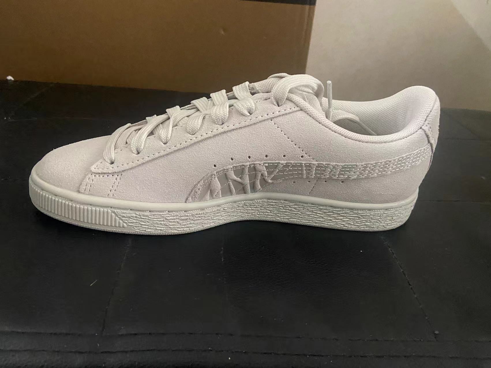 专柜正品彪马PUMA SUEDE MONO Deboss男女复古休闲板鞋 384688 - 图2