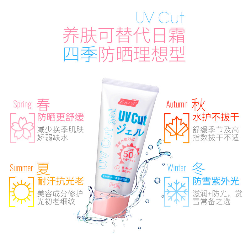 日本haruhada /泉肌水感隔离防晒霜 Sasa莎莎海外防晒霜