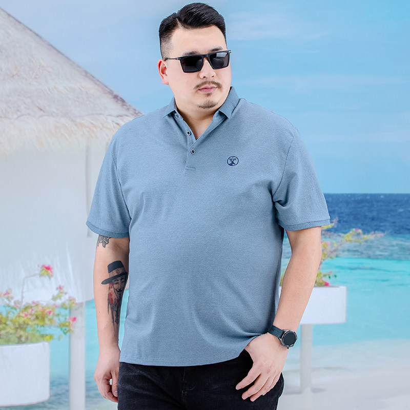夏季新品短袖男士宽松胖子polo衫 zatuwof战拓狼Polo衫