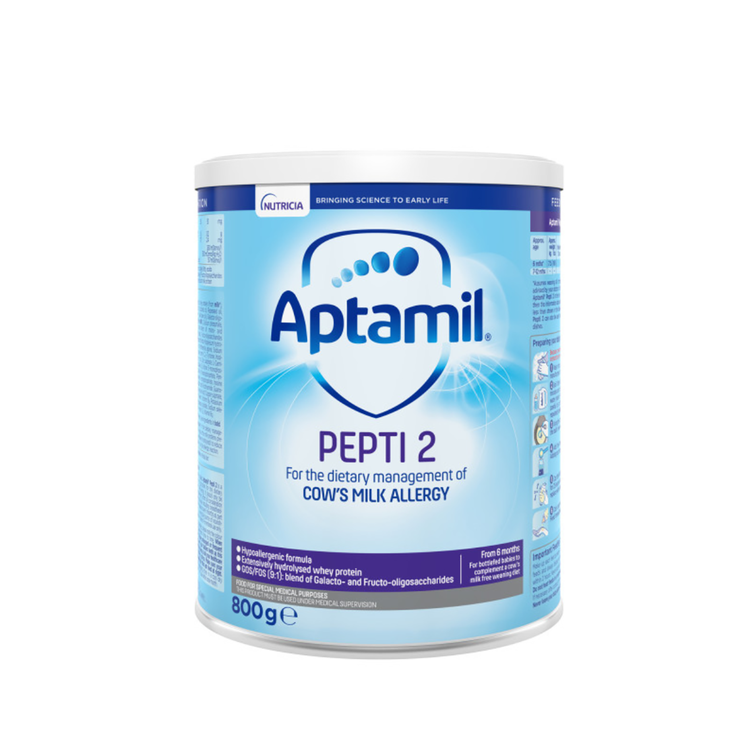 英国版Aptamil爱他美深度水解奶粉2段防蛋白过敏配方低乳糖800g,淘宝优惠券,粉丝福利购,淘宝优惠卷