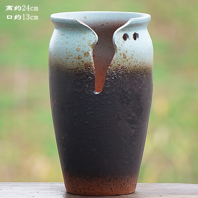 Stone pottery incision creative breathable high pile cliff old pile