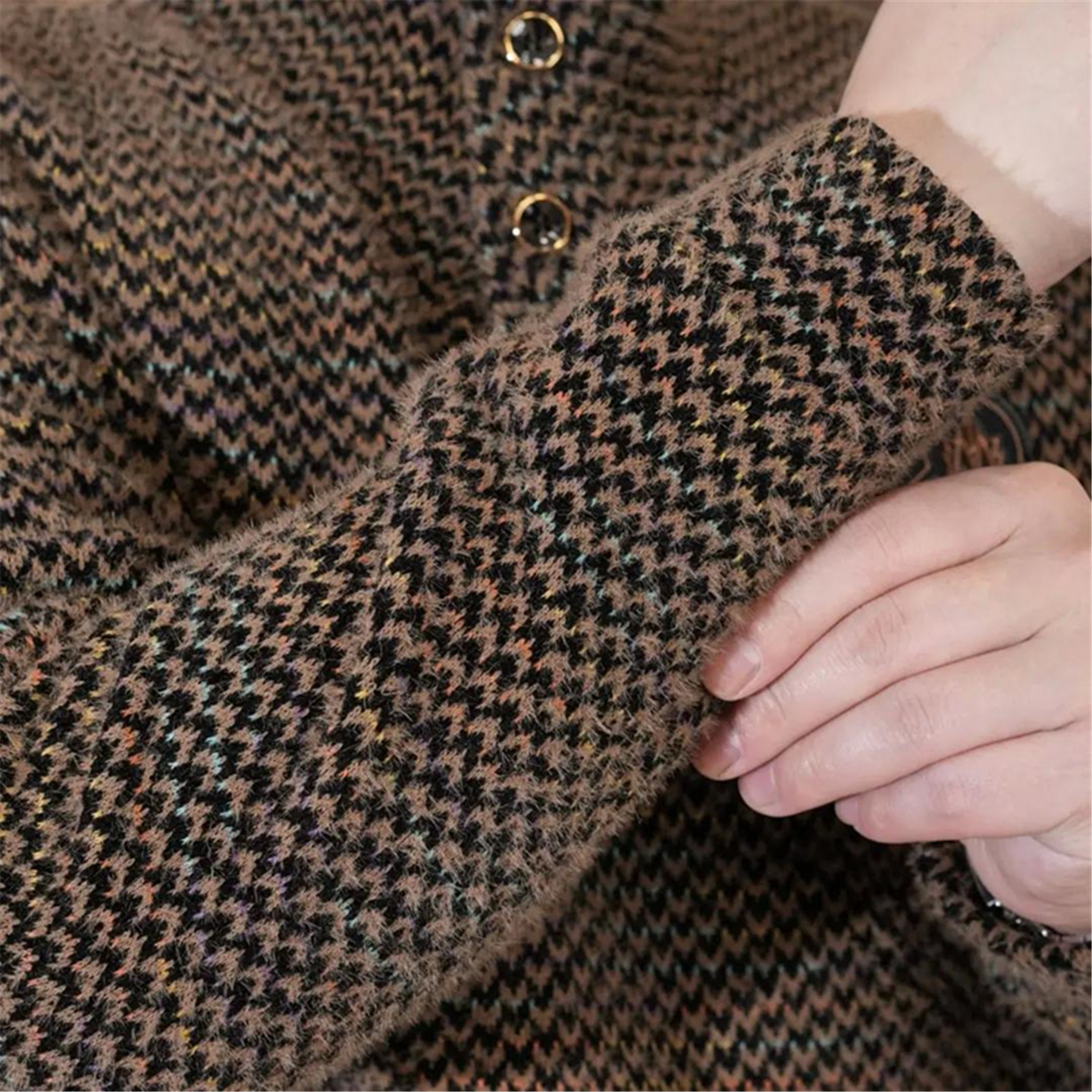 2025冬季新款男士立领卫衣加绒加厚加肥加大码针织长袖T恤打底衫,淘宝优惠券,粉丝福利购,淘宝优惠卷