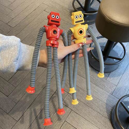 创意百变机器人拉伸小玩具带灯小学生奖品小礼品幼儿园全班礼物 - 图1