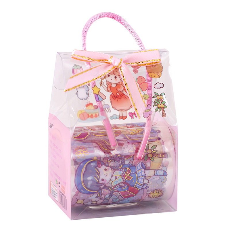 幼儿园期末奖品创意礼物小学生奖励礼品小朋友生日卡通手帐贴贴纸