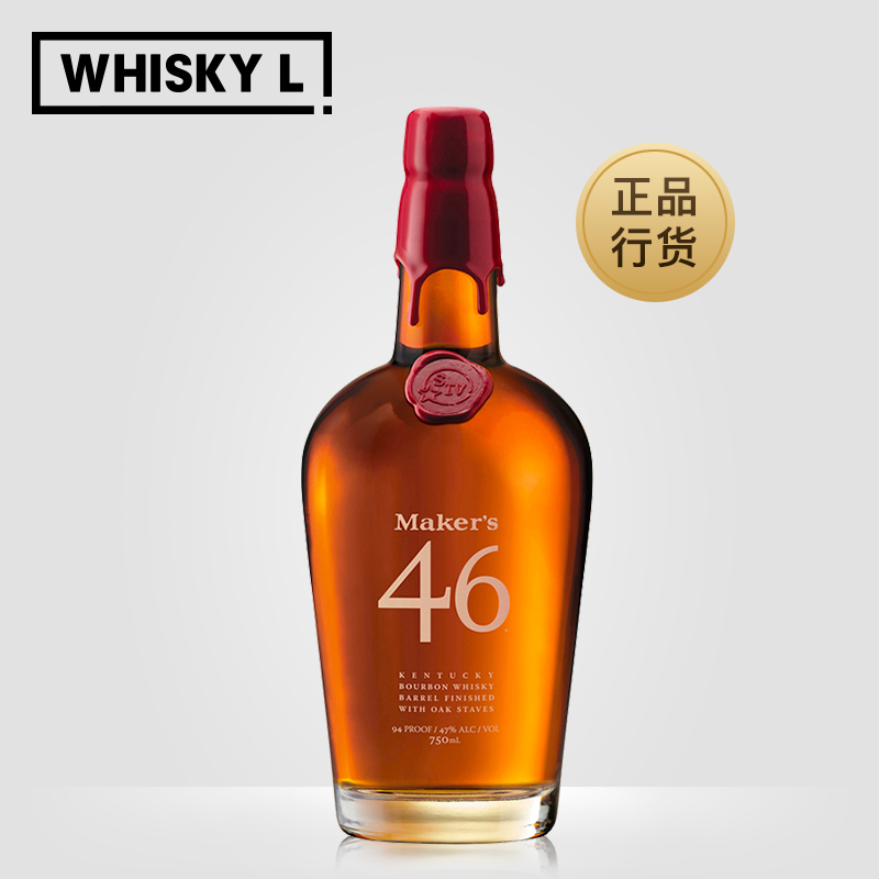 WHISKY L！旗舰店maker s mark bourbon美格46美格波本威士忌美国威士忌波本酒洋酒0