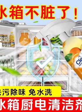 冰箱厨电清洁剂多用途厨房油污净烤箱微波炉免洗家电去污清洁剂
