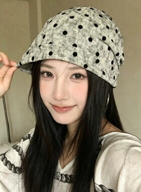 【夏日复古扎染堆堆帽】2026新款百搭显脸小薄款透气休闲女款包头