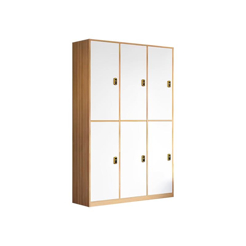 板式木质储物更衣柜洗浴中心换衣柜健身房储物柜美容院带锁寄存柜 - 图3