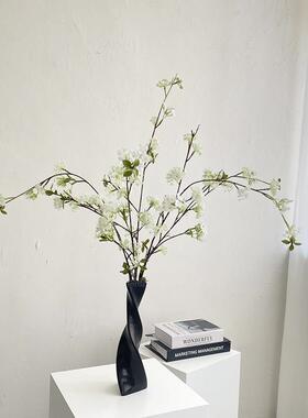 简约现代轻奢客厅茶几餐桌花器饰品摆件仿真插花工艺样板房装饰